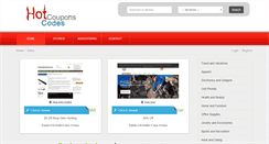 Desktop Screenshot of hotcouponscodes.com